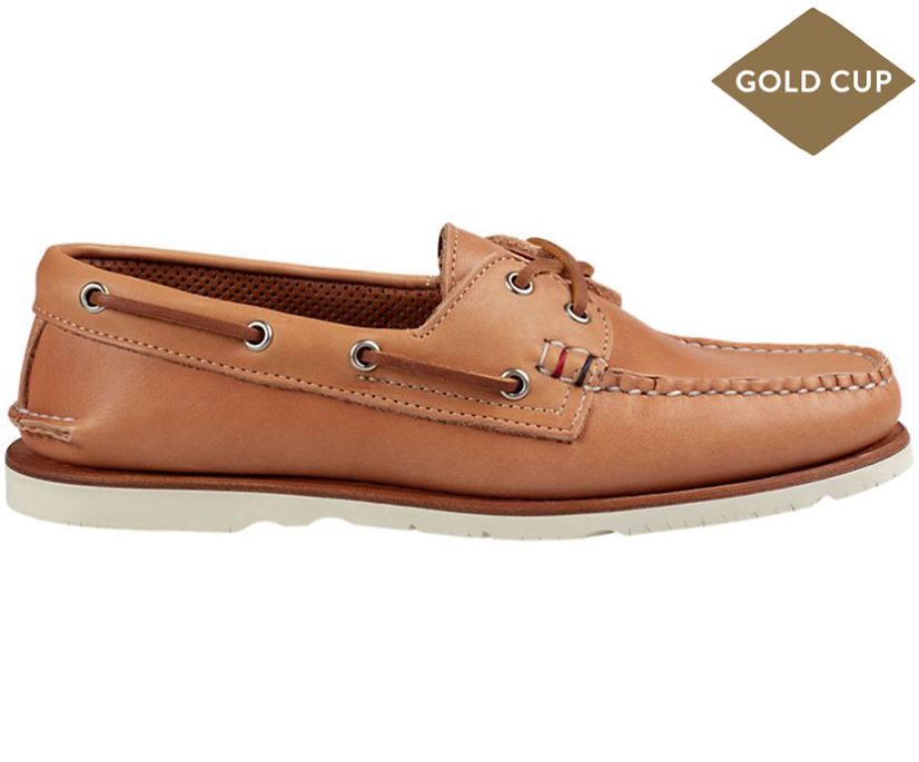 Sperry Gold Cup Handcrafted in Maine Authentic Original Boat Shoes - Men's Boat Shoes - Beige [UK379
